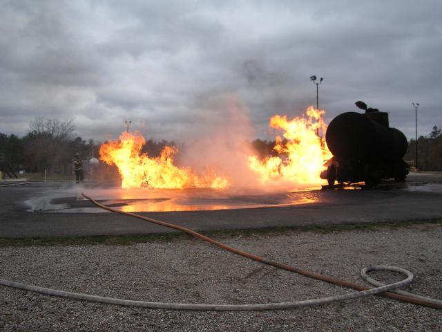 Suffolk Fire Academy (Tanker Fire Drill)